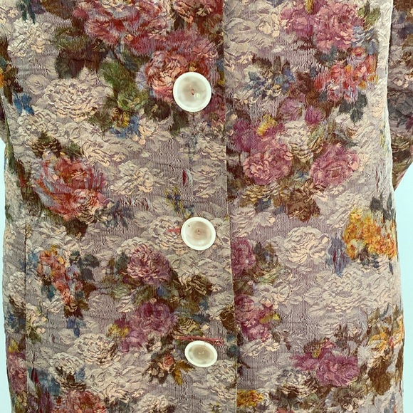 Debbie Shuchat Collection Pink Floral Jacket - Picture 3 of 16